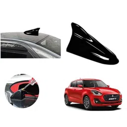 Auto Pearl ABS Black Universal Replacement Shark Fin Car Roof Antenna For Maruti Suzuki Swift 2018-image-27