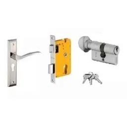 Dorset HL Series Fina 70mm Stainless Steel Door Handle Lock Set with Knob &a; Key-picture-29