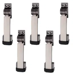 ATOM 1.5 inch Black Silver Finish Adjustable Door Stopper with Rubber Tip, DS001-BS-105 (Pack of 5)-image-12