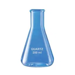 Borosil 250ml Quartz Erlenmeyer Conical Flask, 4984021-8