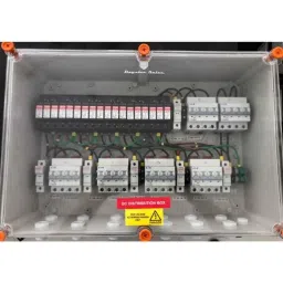 daystar solar Daystar 6 in 6 Out 1000V Solar DC Distribution Box with 16A/4P DC MCB, DC SPD &a; 15A DC Fuse (Pack of 2) image 2