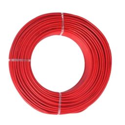 Fabgold 1.5 Sqmm Red FR PVC Multi Strand Electrical Wire, FABGOLD13, Length: 90m-30