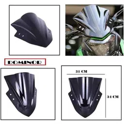 AOW Type-20Premium Quality Visor Glass for Bajaj Dominor (Black)-29