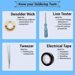 Hillgrove 12 in 1 Mobile Soldering &a; Desoldering Equipment Tool Machine Kit with Flux Paste &a; Wire, HG0096 image 3