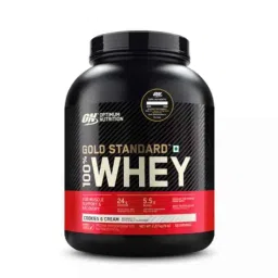 Optimum Nutrition Gold Standard 2.27kg Cookies &a; Cream Whey Protein Powder-picture-28