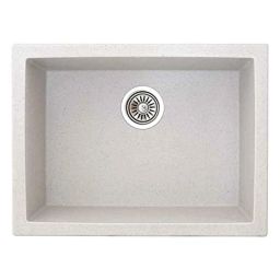 Bassino 40.6x45.7x20.32cm Quartz Red Kitchen Sink-image-1