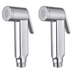 Joyway Rolex Plastic Chrome Finish Silver Health Faucet Head (Pack of 2)-image-32