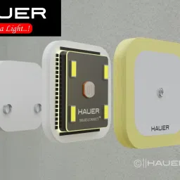 hauer GLOW-MATE Smart LED Premium Night Light Auto Dimming With Auto ON/OFF Sensor LED Night Lamp image 4