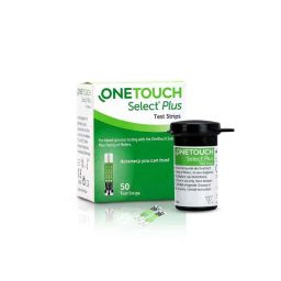 OneTouch Select Plus 50 Pcs Blood Glucose Test Strips Box-37