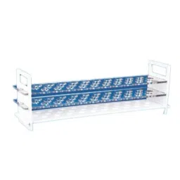 ELECOPTO 20mm 3 Tier Polycarbonate Test Tube Stand with 40 Holes-34