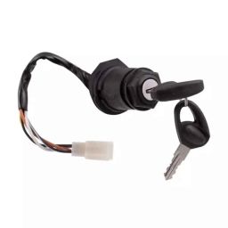 Deutsche DEUS435A Ignition Starter Lock for Bajaj Caliber (4 Wires) Switch Lock with 2 Keys-picture-1