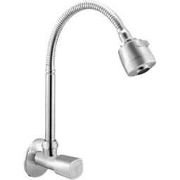 IRIS DIXY Brass Chrome Finish Silver Flexible Sink Cock-image-81