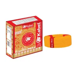 AT Kabel 0.75 Sqmm Yellow Single Core FR PVC Housing Wire, Length: 90 m-image-90