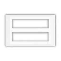 L&a;T Entice 16 Module Cover Plate with 16 Grid Frame, CB91116FW00 (Pack of 4)-picture-30