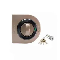 Quba Vertibolt Stainless Steel Antique Brass Finish One Side Key &a; Knob Door Lock with Dimple Key, 910.0230.4010-image-16