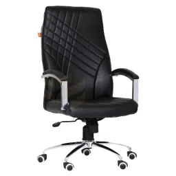 Da URBAN Jackson Leatherette Black High Back Executive Office Chair with Armrests-picture-8