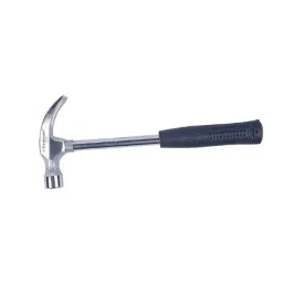 Eastman 227g Forged Solid Steel Claw Hammer with Hardened Teeth &a; Rubber Coated Metal Handle, E-2061S-image-3