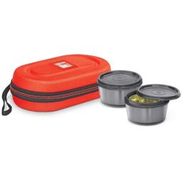 Milton Nutri 320ml 2 Pcs Container Stainless Steel Red Insulated Tiffin Box Set-picture-33