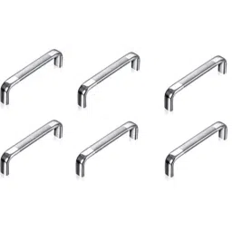 Implemental 4 inch Silver Stainless Steel Oval D Drawer Handles (Pack of 6)-image-13