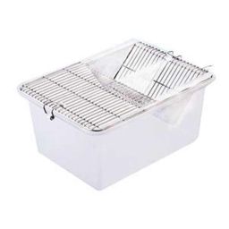 Abdos Single Grill 430mm Animal Cage, P20502-image-81