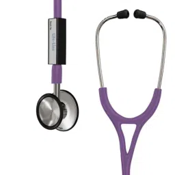 Lifeline Aluminium Purple Single Diaphragm Chest Piece Stethoscope with 2 Way Tube, STH011-PR-image-95