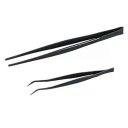 AS One 240mm Stainless Steel Bent Tip Coating Tweezer, 240 direct-picture-33