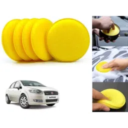 Auto Pearl Polyurethane Beige Washing &a; Waxing Polish Foam Sponge for Linea Classic (Pack of 5)-picture-28