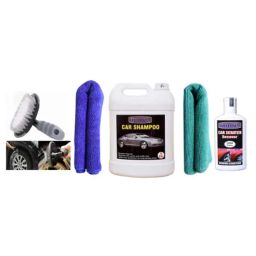 Indopower Ff1129 Car Shampoo, 2 Pcs Car Cloth, Scratch Remover, All Tyre Cleaning Brush Kit, AHh1133-picture-35