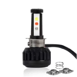 AllExtreme EXY3A1 40W White, Blue &a; Red 3 Side LED Headlight Bulb with Cooling Fan &a; Canbus Head Light Conversion Kit-29