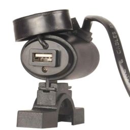 AllExtreme EXUMCB1 Black USB Charger Mobile Charging Socket with LED Power Indicator-picture-45