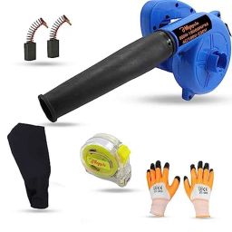 Hillgrove 800W Plastic Blue Electric Air Blower with Carbon Brushes, Gloves &a; Measuring Tape, HGCM1087-image-44