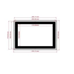 Waveshare 10.1 inch Capacitive Touch Screen LCD Display with Case, 1190421 image 2