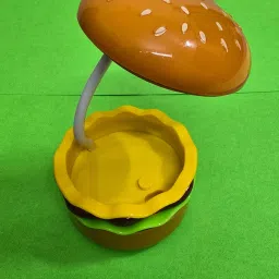 sdgifts Hamburger Shaped Table Lamp with 360° Adjustable Neck Night Lamp image 2