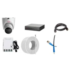 CP Plus 5MP IR Indoor &a; Outdoor CCTV Combo Kit with 4Ch DVR, 3 Dome Camera, 4Ch SMPS, 70m Copper Cable &a; Connectors-77