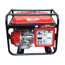 Himalayan Power GE-7000PS 5.5 kVA Recoil &a; Self Start Petrol Portable Generator with Battery-picture-34