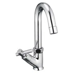 Drizzle Tarim Brass Chrome Finish Silver Swan Neck Pillar Cock, ASWANTARIM-picture-9