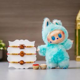 Labubu Doll with Rakhi - 5 mm-image-57