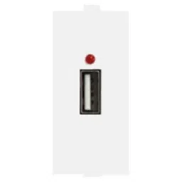 Anchor Tiona 2100mA 5 VDC 1 Module Type A White USB Charger, 86530 (Pack of 20)-picture-6
