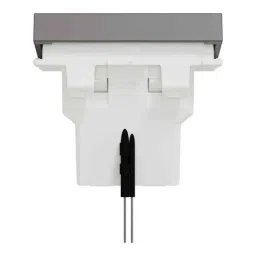 Schneider Electric Miluz Zeta 20A 2 Module Polycarbonate &a; Polyamide Warm Grey Switch with Indicator, MZSWI202MDP_WG image 2