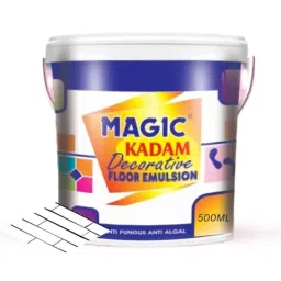 Magic Kadam 500ml White Decorative Floor Paint with High Substrate Adhesion Strength-image-94
