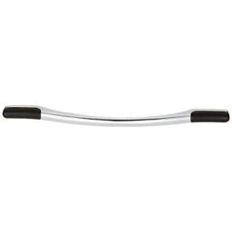Aquieen 160mm Malleable Chrome Black Wardrobe Cabinet Pull Handle, KL-715-160-CP (Pack of 2)-picture-27