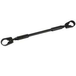 AOW Handlebar Cross Bar Steering Wheel Strength Lever Bar (Black) for Bajaj Discover 100 DTS-i-17