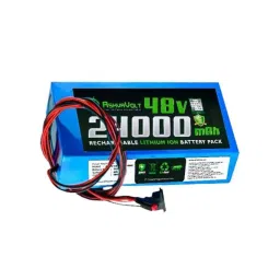 AshvaVolt 48V 24Ah Li-ion Rechargeable Battery Pack for Solar Inverter, E-Bike, EV &a; Toto Battery with BMS Protection, ASHV-48V24AH-NMC-14