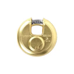 Europa Brass Matt Finish Disc Commercial Pad Lock, P370-2