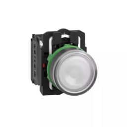 Schneider Electric XB5 22mm 1 NO + 1 NC White Illuminated Selector Switch, XB5AW31G5-19