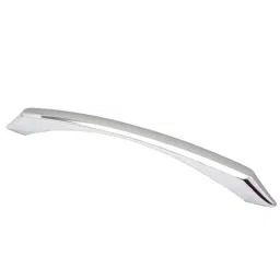 RAB Sobar 160mm Zinc Chrome Finish Wardrobe Pull Handle (Pack of 3)-image-37