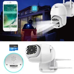 Grousale 4MP AI PTZ Smart Wi-Fi Camera with 4X Zoom, Two Way Audio, Human Detect, Onvif, SD/Cloud Storage, IP66 &a; Color Night Vision image 3