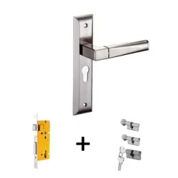 Dorset ML Series Cosmo ML CS 70mm Stainless Steel Lock Set with Knob &a; Key (Pack of 4)-image-50