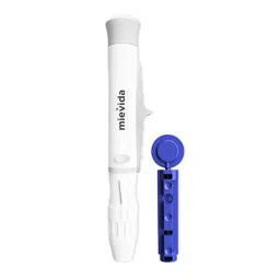Mievida Sterile Painless Prick Technology Lancing Device With 6 Depth Penetration &a; 100 Pcs Lancets-12