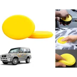 Auto Pearl Polyurethane Beige Washing &a; Waxing Polish Foam Sponge for Sumo (Pack of 2)-picture-30